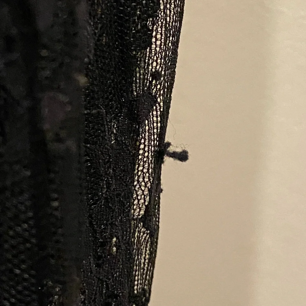 PLENTY by Tracy Reese baby doll halter dress, black lace over nude/SIZE L/NWT - Picture 8 of 8